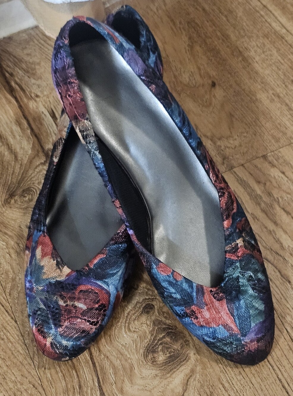 Floral Multicolor Women's Ballet Flats